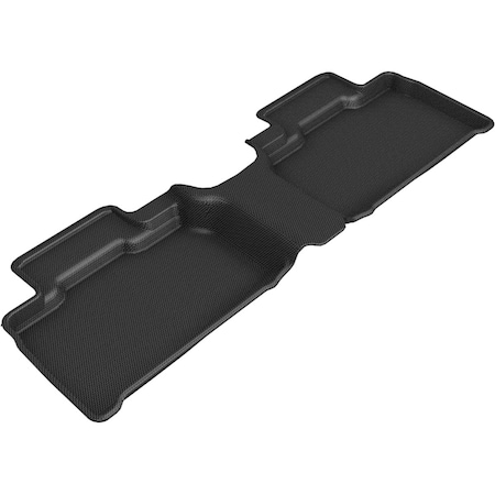 3D Maxpider 2nd Row Floor Mat Set for 2020-2021 Ford Explorer, Black - Kagu L1FR13021509